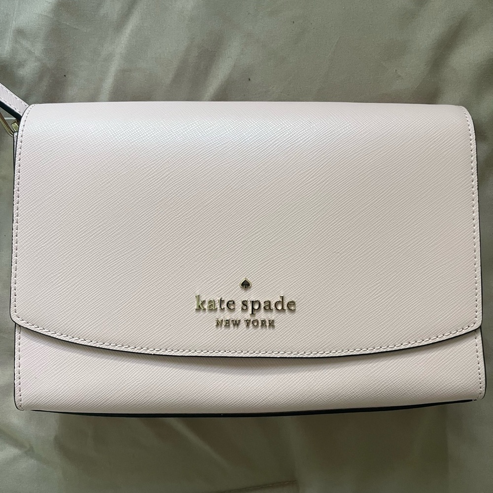 Kate Spade Light Cream / Pink Shoulder Bag
